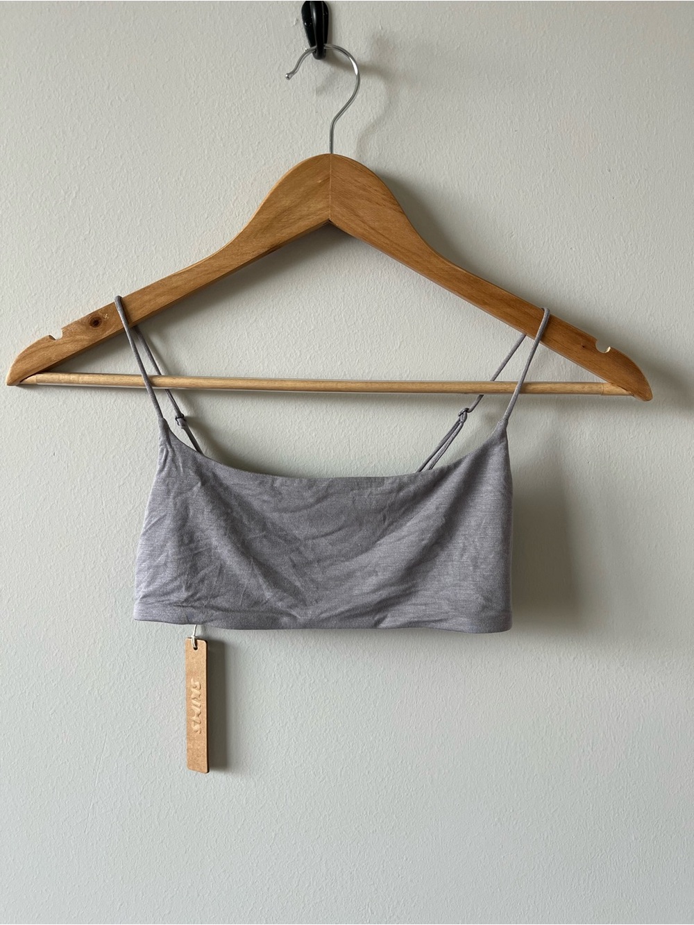 SKIMS Modal Skimpy Scoop Bralette Medium NWT Shadow Color